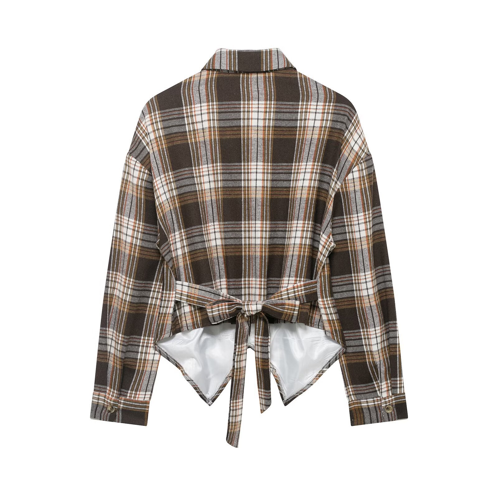Plaid printed shirt