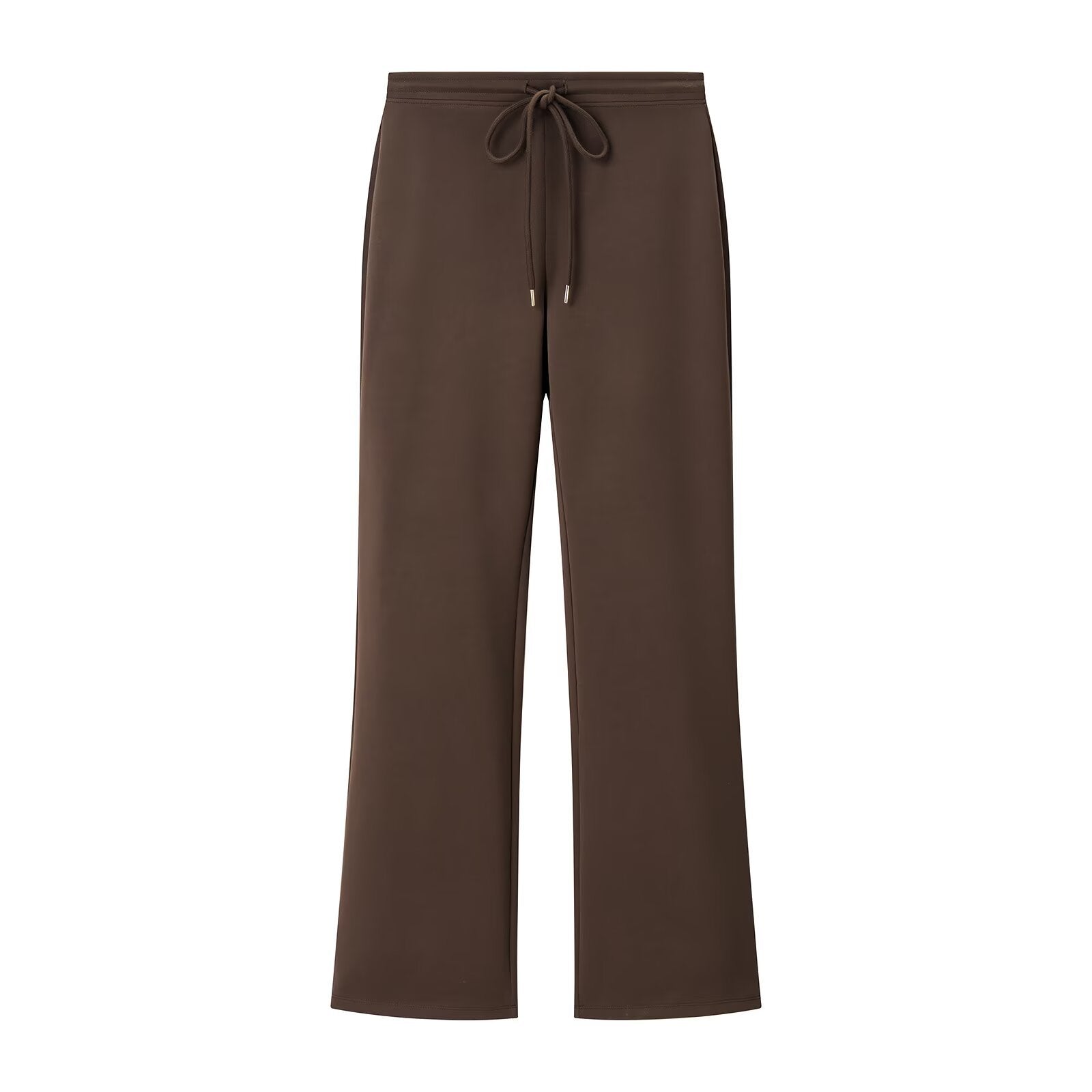Fashionable Casual Double-Faced Fabric Flared Pants for Women