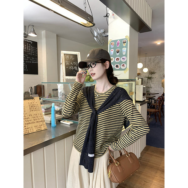 Laid-back Loose Two-Piece Top Set