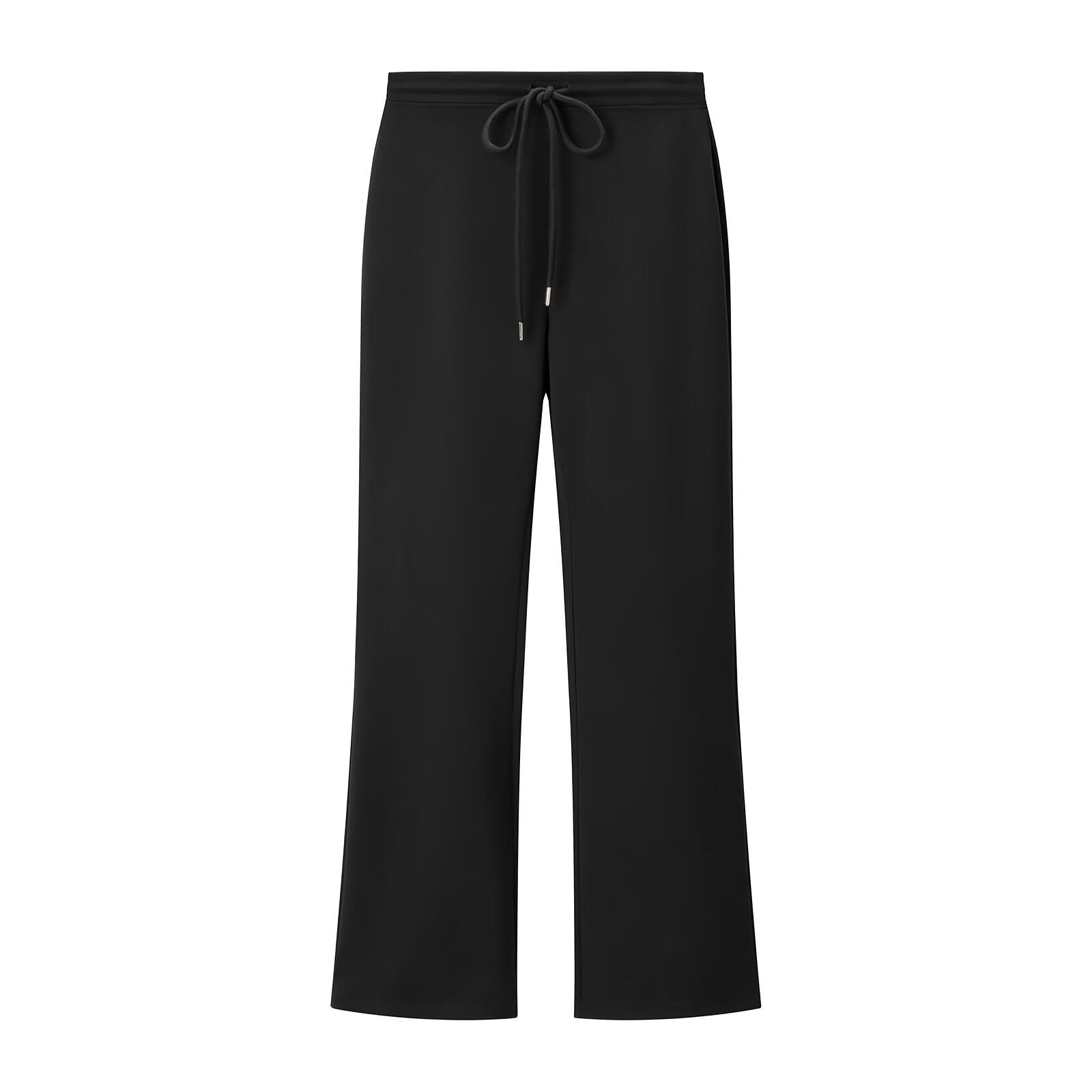 Fashionable Casual Double-Faced Fabric Flared Pants for Women