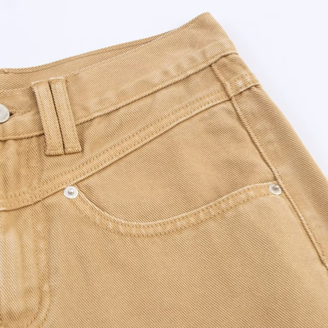 Casual versatile low waist loose jeans