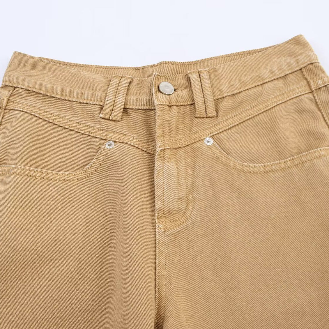 Casual versatile low waist loose jeans