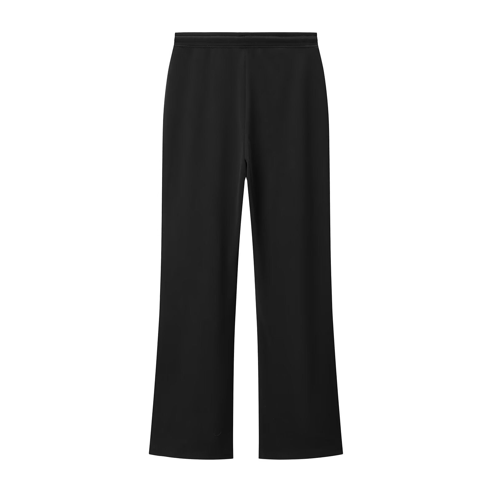 Fashionable Casual Double-Faced Fabric Flared Pants for Women