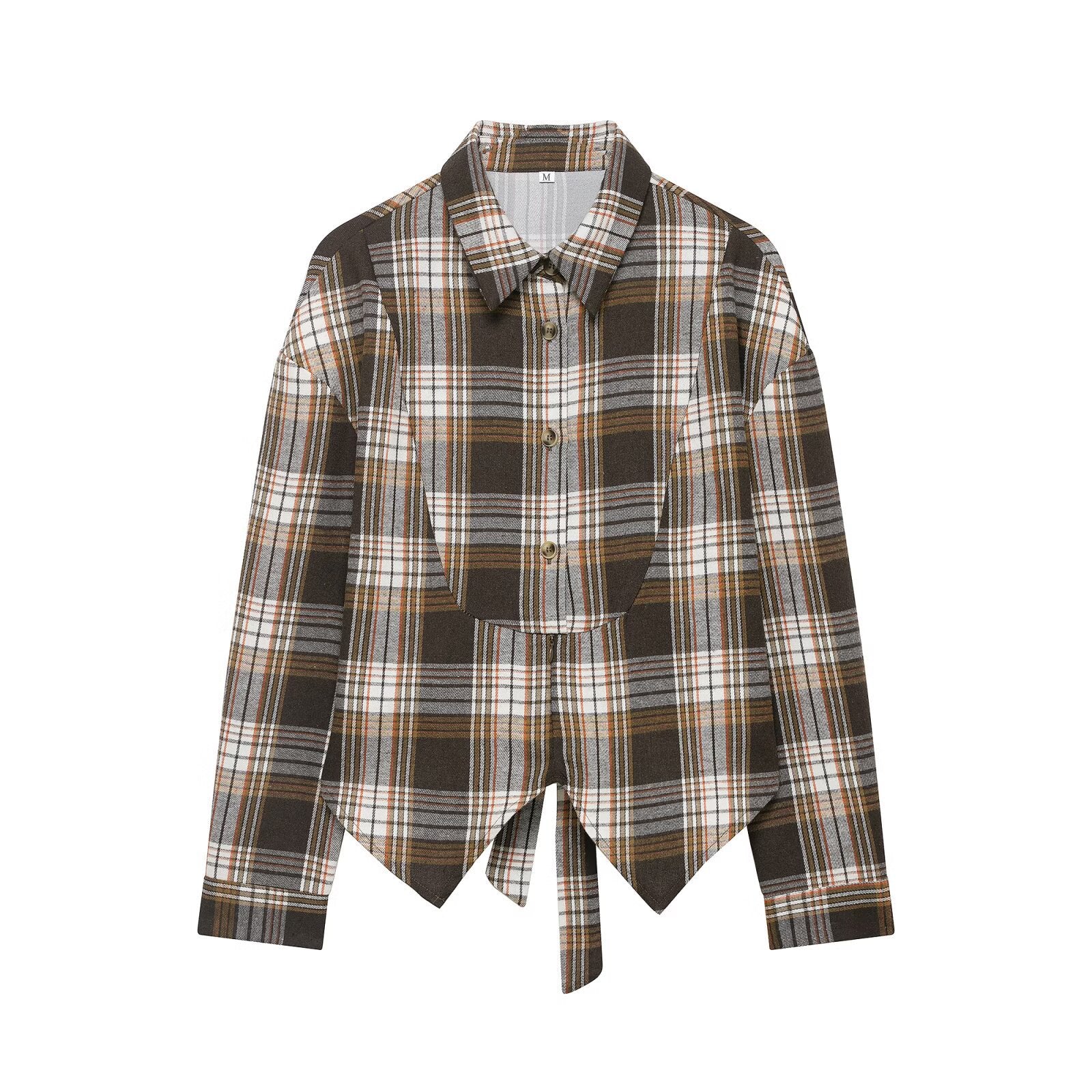 Plaid printed shirt
